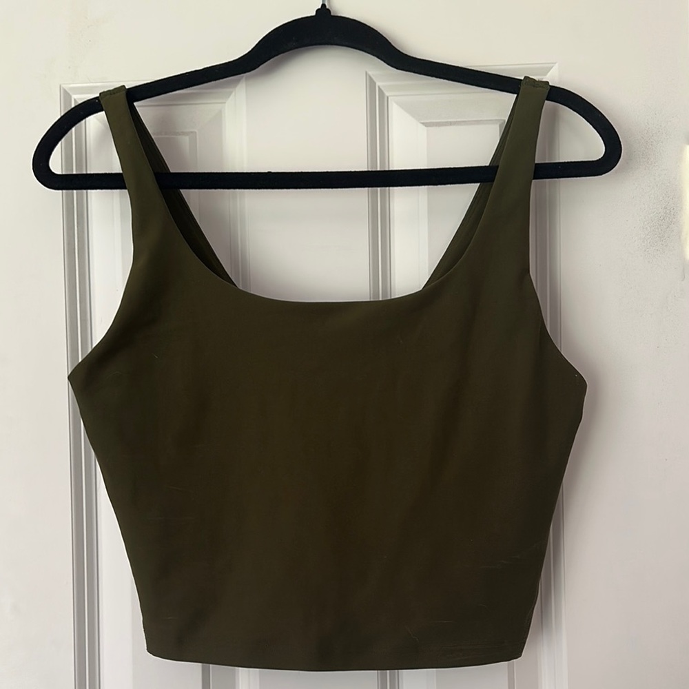 Old Navy Olive Green Crop Top